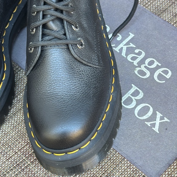 NWT Dr. Martens Jadin III Leather Lace Up Boots with air cushioned Blk Size 7 - Picture 11 of 15